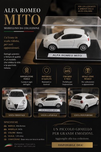 Alfa romeo mito - mito, modellino