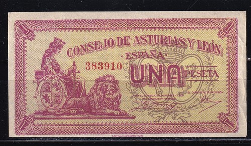 España 1937 billete 1 - españa,