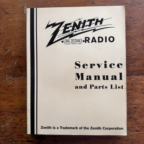 Zenith radio manuale servizio - zenith,