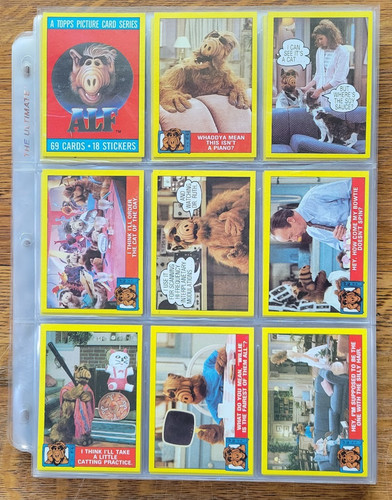 1987 topps alf serie e - 1987,