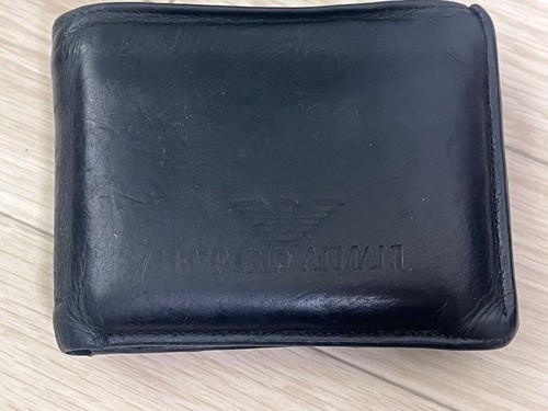 Emporio armani leather bifold - emporio,