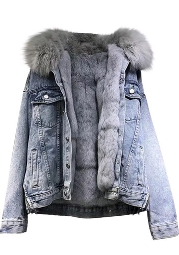 Giacca donna oversize denim