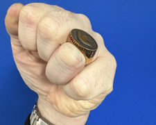 Anello Colombo Cento bronzo