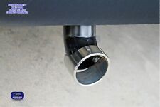 Scarico Smart 451 Cromato Terminale Marmitta Tubo Inox Finale auto tuning set 