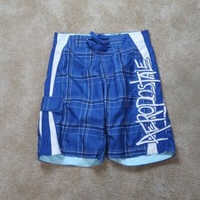 Aeropostale Board Shorts Men's 29 Blue Swim Surf Skate