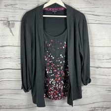 Top Maine taglia 22 grigio