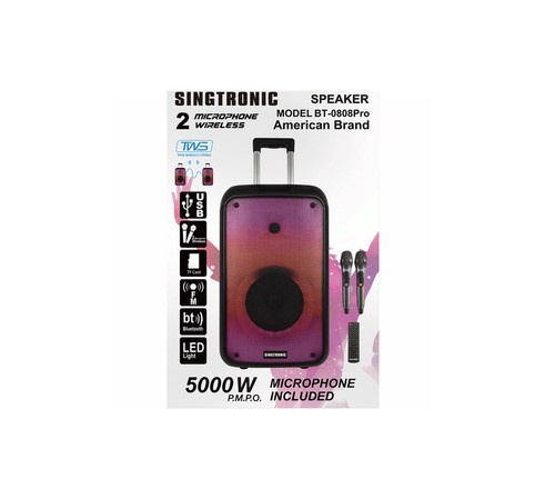 Sistema karaoke casa bluetooth - sistema,