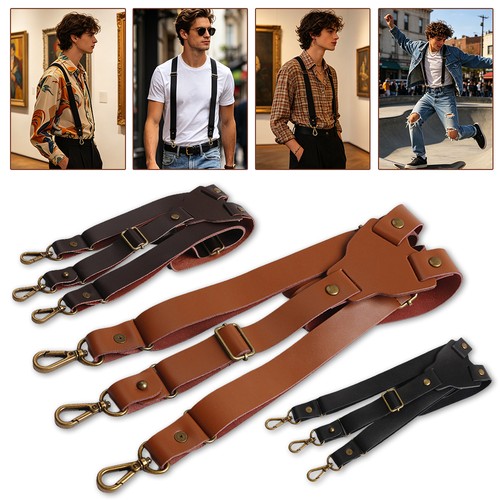 Bretelle uomo pelle - bretelle,