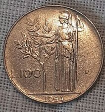 Moneta 100 Lire 1964 Repubblica Italiana.
