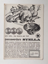 Pubblicita' Passaverdura Stella Metallurgica Lux Advertising Vintage 1965 (F4)