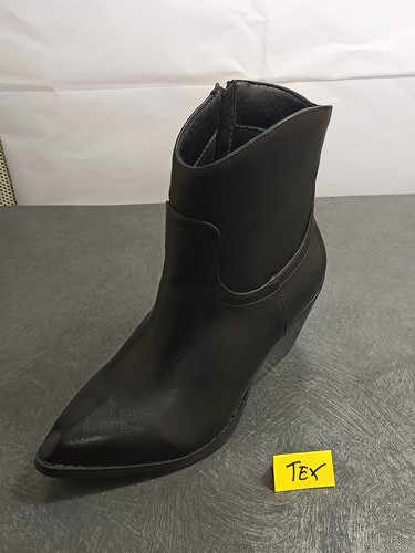 Stivaletto nero texano - stivaletto,