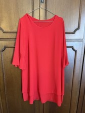 Abito Rosso Manica 3/4
