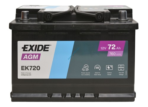 Ek720 batteria agm - batteria, exide