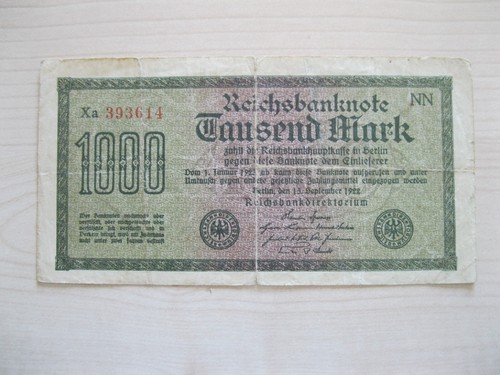 Banconota tedesca 1000 mark - tedesca,