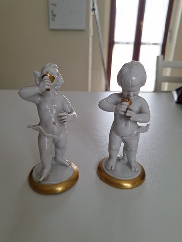 Coppia statuine capodimonte - statuine,