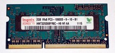 RAM DDR3 2 GB 204 pin SO-DIMM