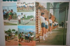 VECCHIO QUADERNO SCOLASTICO CENTRI DI ADDESTRAMENTO CONI CISA RAGAZZI DI SCUOLA