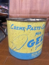 Scatola Latta Gelati Anselmi Padova Vintage Epoca Collezione 