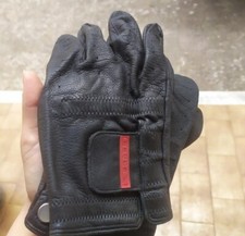 Guanto Prada in Pelle Nera - Per Moto