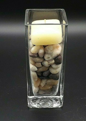 Vaso candela ciotoli set - vaso, idea