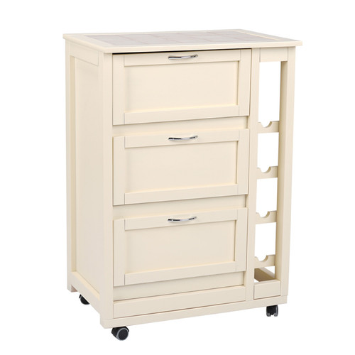 Carrello mobiletto con ante - , a