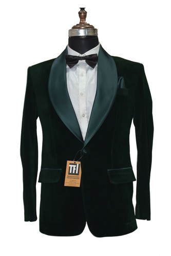 Giacca smoking verde uomo - giacca,
