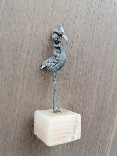 Statuetta fenicottero con - statuetta,