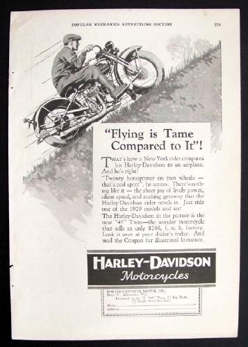 Harley davidson twin 1929 - harley,