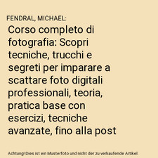 Corso completo di fotografia