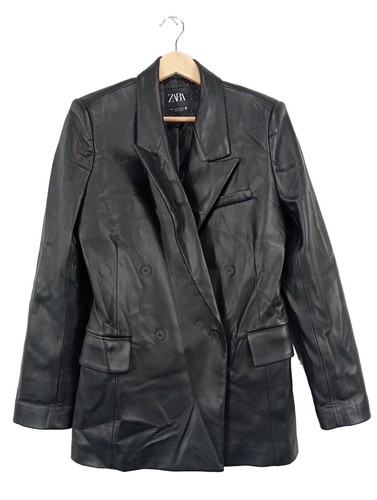 Zara cappotto ecopelle - cappotto, in