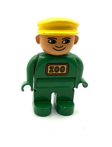 Vintage lego duplo zoo keeper - zoo,