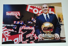 AUTOGRAFO FABIO CANNAVARO FOTO PALLONE D'ORO MAGLIA JUVENTUS REAL MADRID ITALIA