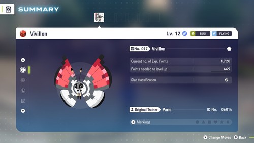 Vivillon pokeball evento - vivillon,
