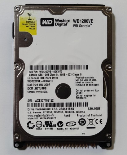 Hard disk ide - ide, 2.5"