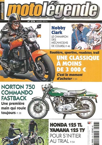 Moto legende 276 - norton, 750