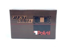 VINTAGE# FIAT 500 L ROSSA POLITOYS POLISTIL 1:25 ESPOSITIVA#[PG]