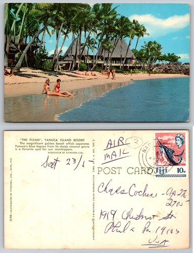 Cartolina epoca fiji - cartolina, "le