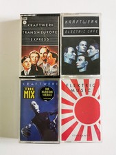 KRAFTWERK + Elektric Music 4 original cassettes. VG +. Collector's items!
