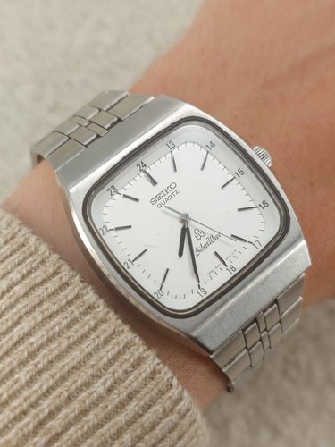 Seiko silver wave men - silver, watch