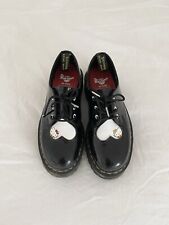 scarpe dr. martens x hello kitty heart 1416 quad platform nere edizione limitata ♡
