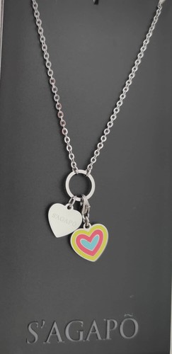 Sagapo collana donna cuore - collana,