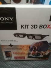 KIT 3D BOX2 SONY 2 PAIA DI OCCHIALI 3D NO DVD CON SCATOLA ORIGINALE
