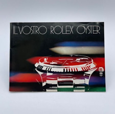 Rolex libretto corredo orologio "il vostro Rolex Oyster" italiano 1980 - 2008