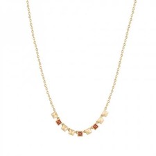 Pink Cubic Necklace Pendants