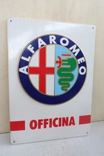 insegna Alfa Romeo officina