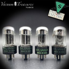 6SN7 GTB SYLVANIA CHROME TOP