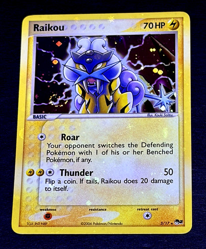Pokemon raikou 2006 promo pop - 2006,