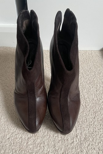 Stivaletto ysl marrone - stivaletto,