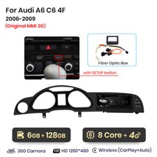 Autoradio 8.8" Carplay per Audi A6 C6 4F MMI 2G 2005-2009 Android GPS NAV 6+128G