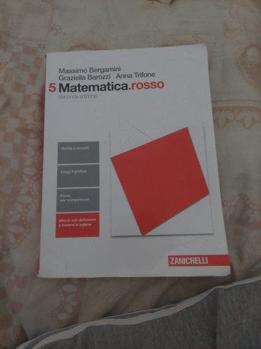 Libro matematica rosso - libro,